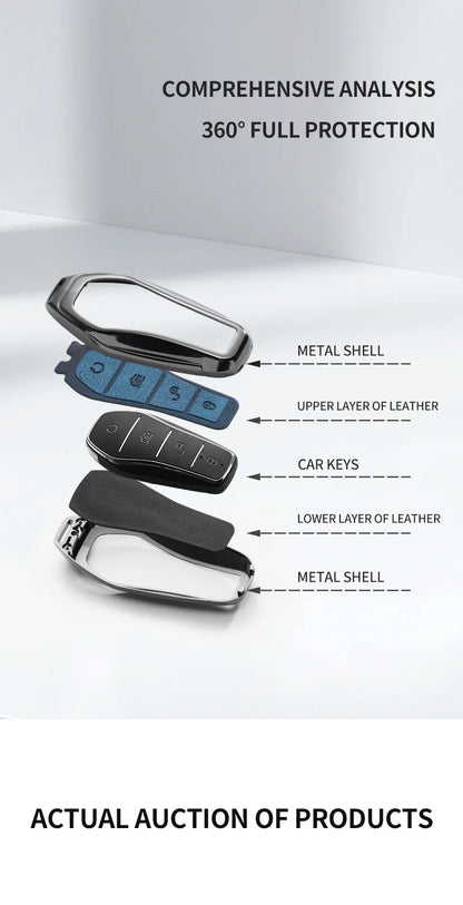 غطاء مفتاح لسيارات BYD
