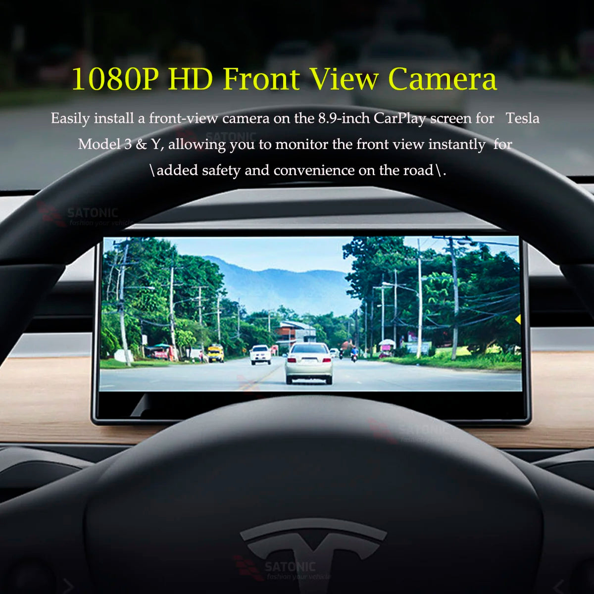 شاشة عدادات رقمية 8.9 إنش لتسلا موديل 3 وModel Y