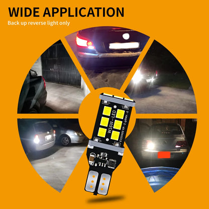 2x For Toyota Land Cruiser 200 2007-2015 For Toyota FJ Cruiser 2005-2018 LED Reverse Light Blub Lamp W16W T15 921 Canbus White