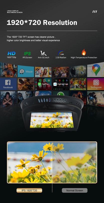 شاشة CarPlay لاسلكية 8.8 إنش لسيارات BMW