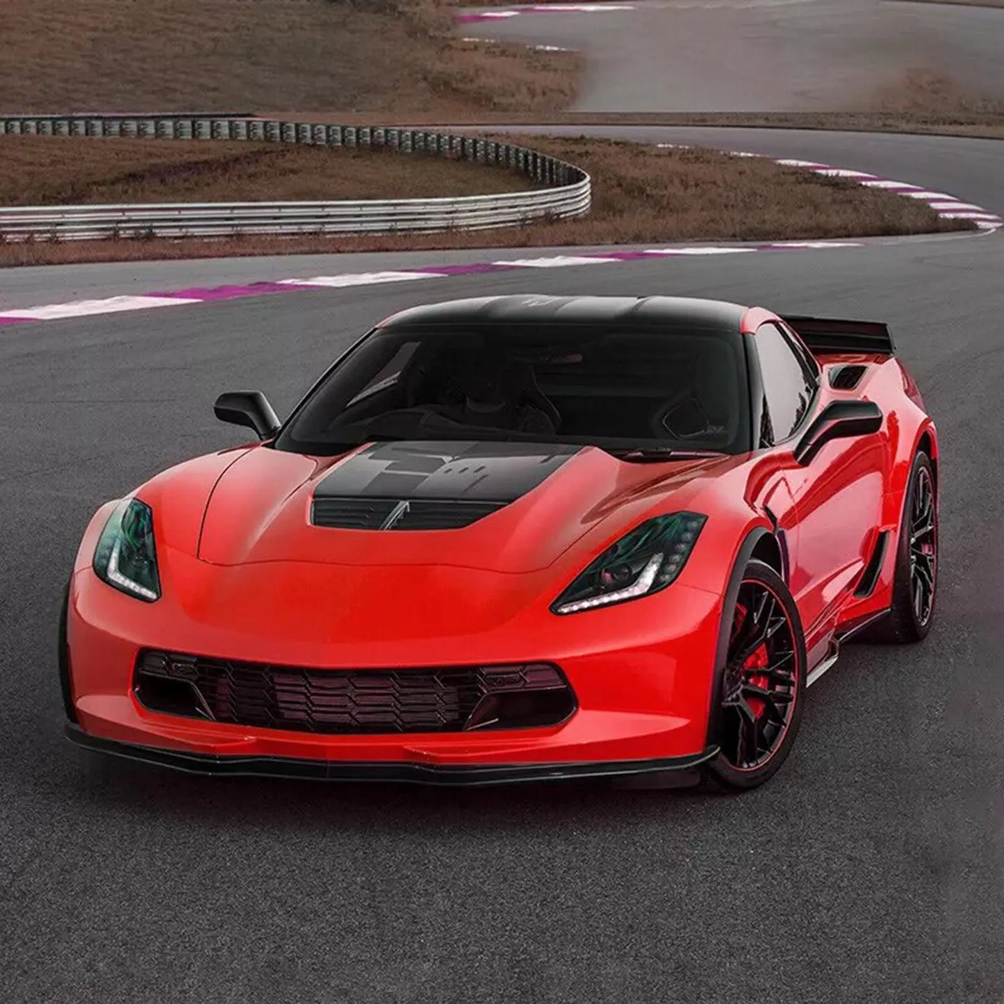 سبويلر أمامي ZR1 لشفروليه كورفيت C7 (2014-2017) – فرونت ليب، سبلتر وحماية الصدام الأمامي
