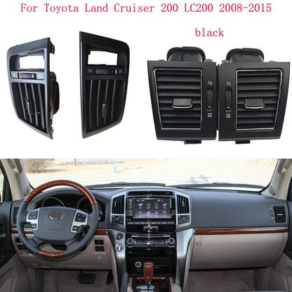 Yaocaiss Copy For Toyota Land Cruiser 200 LC200 2008 2009 2010-2015 Grill Car A/C Air Conditioner Outlet Air Fresh Grill outlets