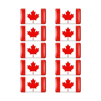 10pcs Epoxy UK United Kingdom Flag Sticker Car Interior Decoration Decal for Jaguar XE XF XJ Land Rover Range Rover Evoque Badge
