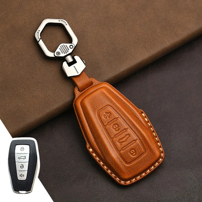 غطاء مفتاح جلدي لـ Geely Coolray
