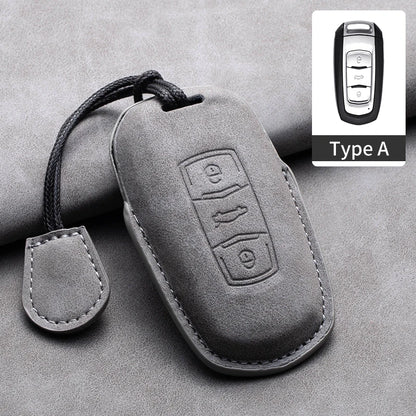 غطاء مفتاح جلدي لـ Geely Coolray