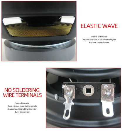 سماعات سيارات 4 إنش – طقم قطعتين