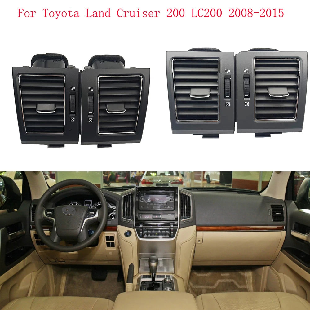Yaocaiss Copy For Toyota Land Cruiser 200 LC200 2008 2009 2010-2015 Grill Car A/C Air Conditioner Outlet Air Fresh Grill outlets