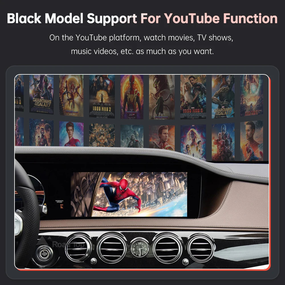 واجهة CarPlay لاسلكية لمرسيدس S-Class (W222)