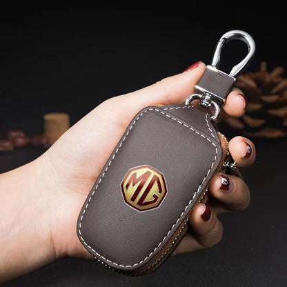 غطاء مفتاح جلدي لسيارات MG