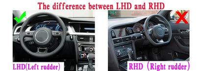 مقبض قير LED لأودي