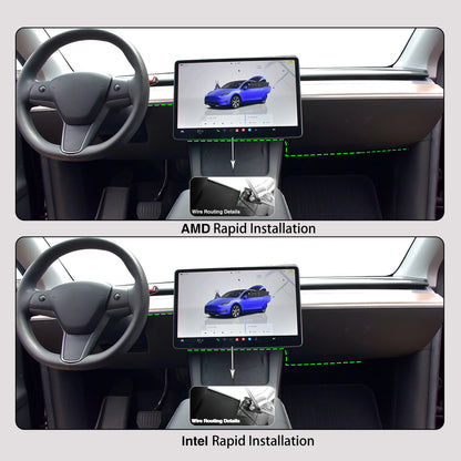 شاشة HUD مقاس 9.6 إنش لتسلا موديل 3 / موديل Y
