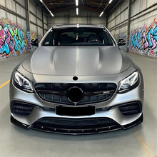 سبويلر أمامي لمرسيدس E-Class W213 E63 AMG (2016-2020) – فرونت ليب، سبلتر وديفيوزر أمامي أسود لامع