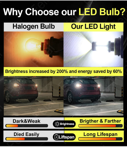 LED Reverse Light For Toyota Land Cruiser Prado 120 150 2002-2008 2009 2010 2011 2012 2013 2014 2015 2016-2021 Reversing Bulbs