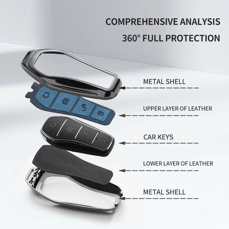 غطاء مفتاح لسيارات BYD