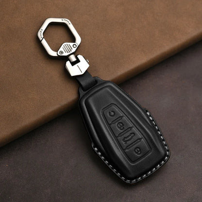 غطاء مفتاح جلدي لـ Geely Coolray