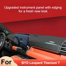For BYD Leopard غطاء طبلون لـ BYD Leopard 7um 7 Dedicated Central Control Dashboard Sunscreen And Light Avoidance Pad Automotive Accessories Modifica