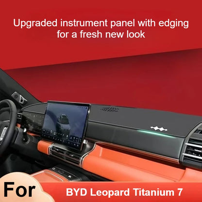 For BYD Leopard غطاء طبلون لـ BYD Leopard 7um 7 Dedicated Central Control Dashboard Sunscreen And Light Avoidance Pad Automotive Accessories Modifica