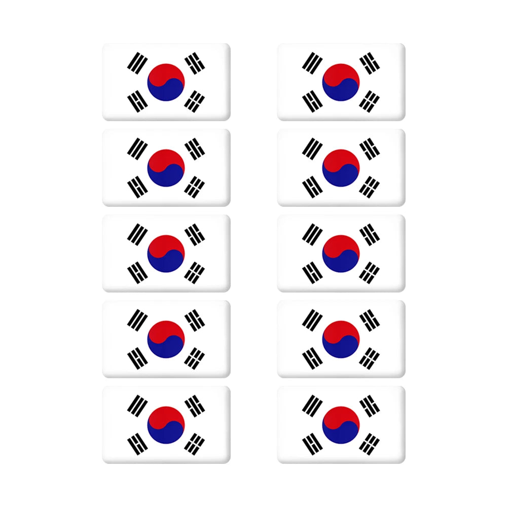 10pcs Epoxy UK United Kingdom Flag Sticker Car Interior Decoration Decal for Jaguar XE XF XJ Land Rover Range Rover Evoque Badge