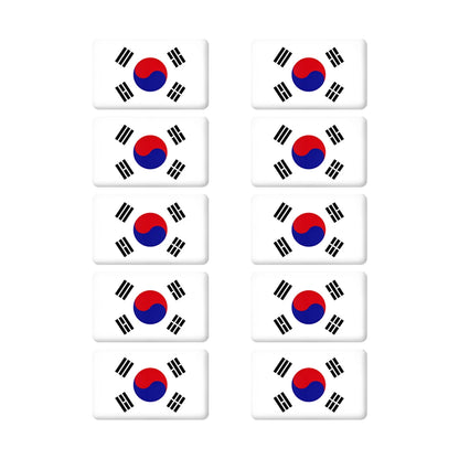 10pcs Epoxy UK United Kingdom Flag Sticker Car Interior Decoration Decal for Jaguar XE XF XJ Land Rover Range Rover Evoque Badge