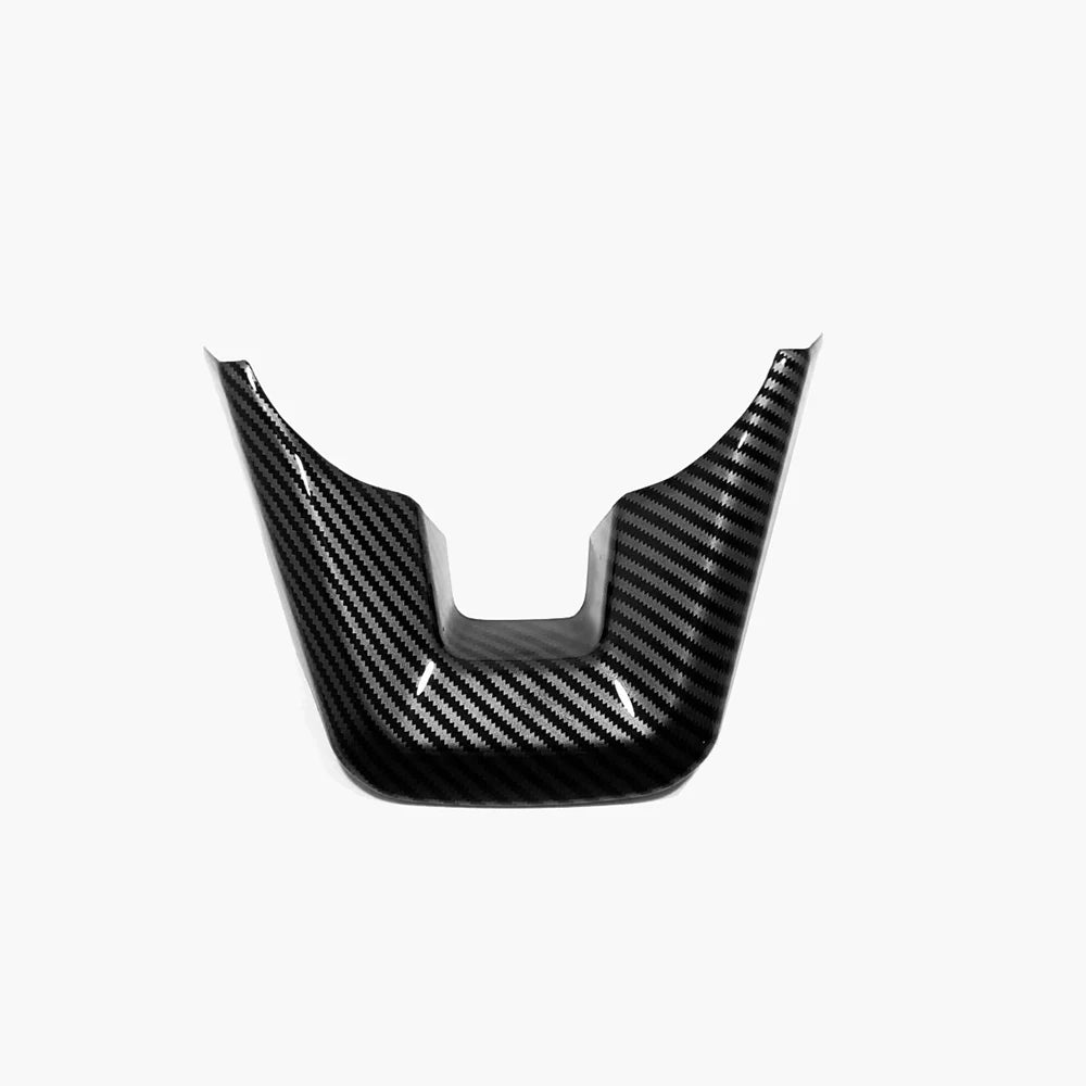 Car Steering Wheel Covers Trim Sticker For Toyota Land Cruiser 300 LC300 2021 2022 2023 Silver/Carbon Fiber Accessories