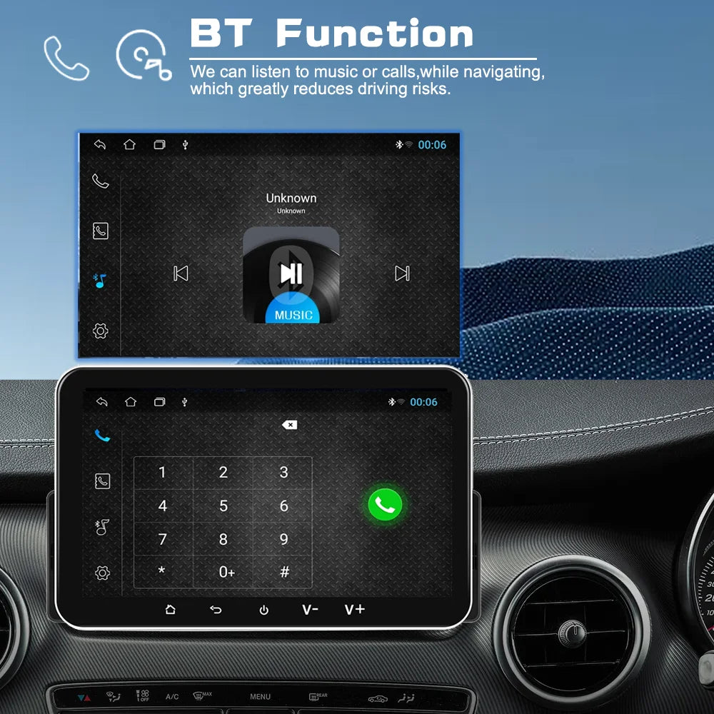 شاشة CarPlay سلكية 7 إنش للسيارة