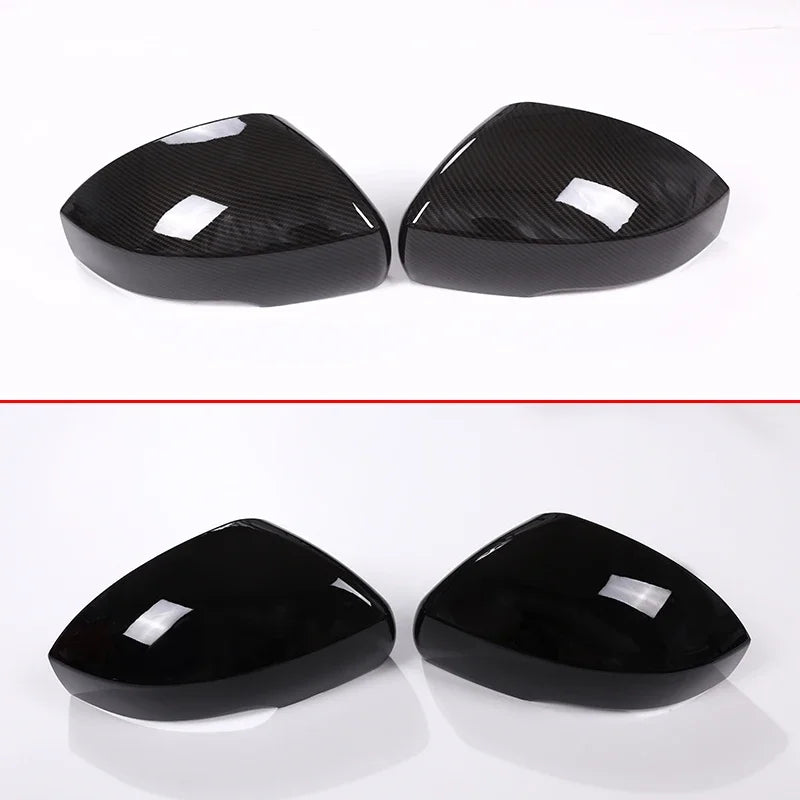 ABS Carbon Fiber For Range Rover Sport L494 2014-2017 ABS Plastic Side Rearview Mirror Cover Trim For Landrover Discovery 4 5