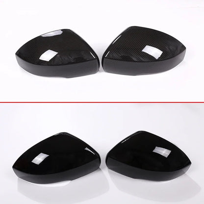 ABS Carbon Fiber For Range Rover Sport L494 2014-2017 ABS Plastic Side Rearview Mirror Cover Trim For Landrover Discovery 4 5
