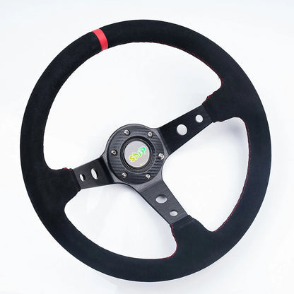 مقود رياضي عالمي 14 إنش (350 مم) شمواه أو PVC – Deep Dish للدرفت والسباقات