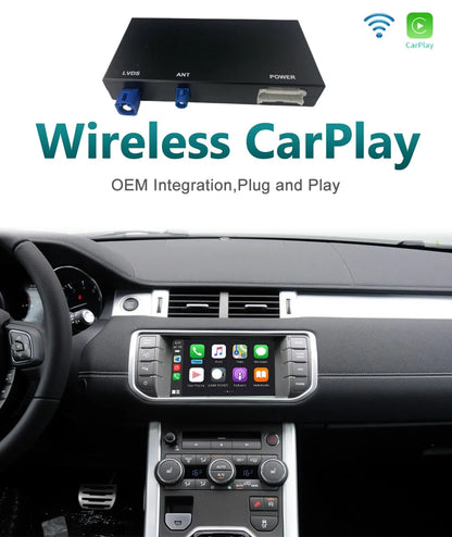 واجهة CarPlay وAndroid Auto للاند روفر / جاكوار