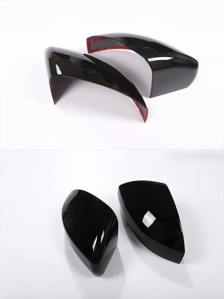 ABS Carbon Fiber For Range Rover Sport L494 2014-2017 ABS Plastic Side Rearview Mirror Cover Trim For Landrover Discovery 4 5