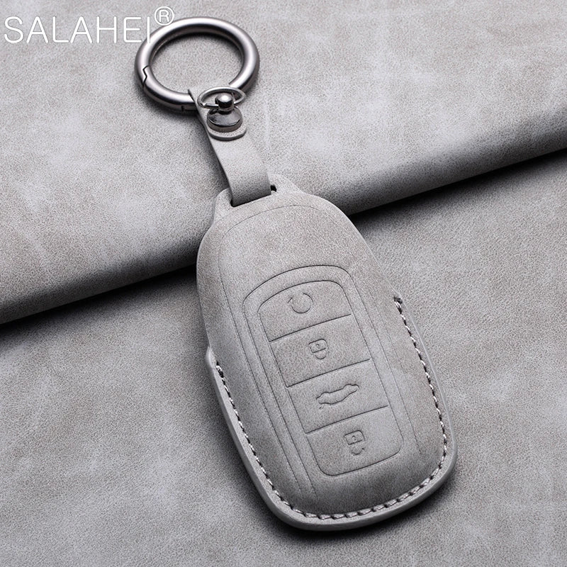 غطاء مفتاح جلدي لشيري تيجو