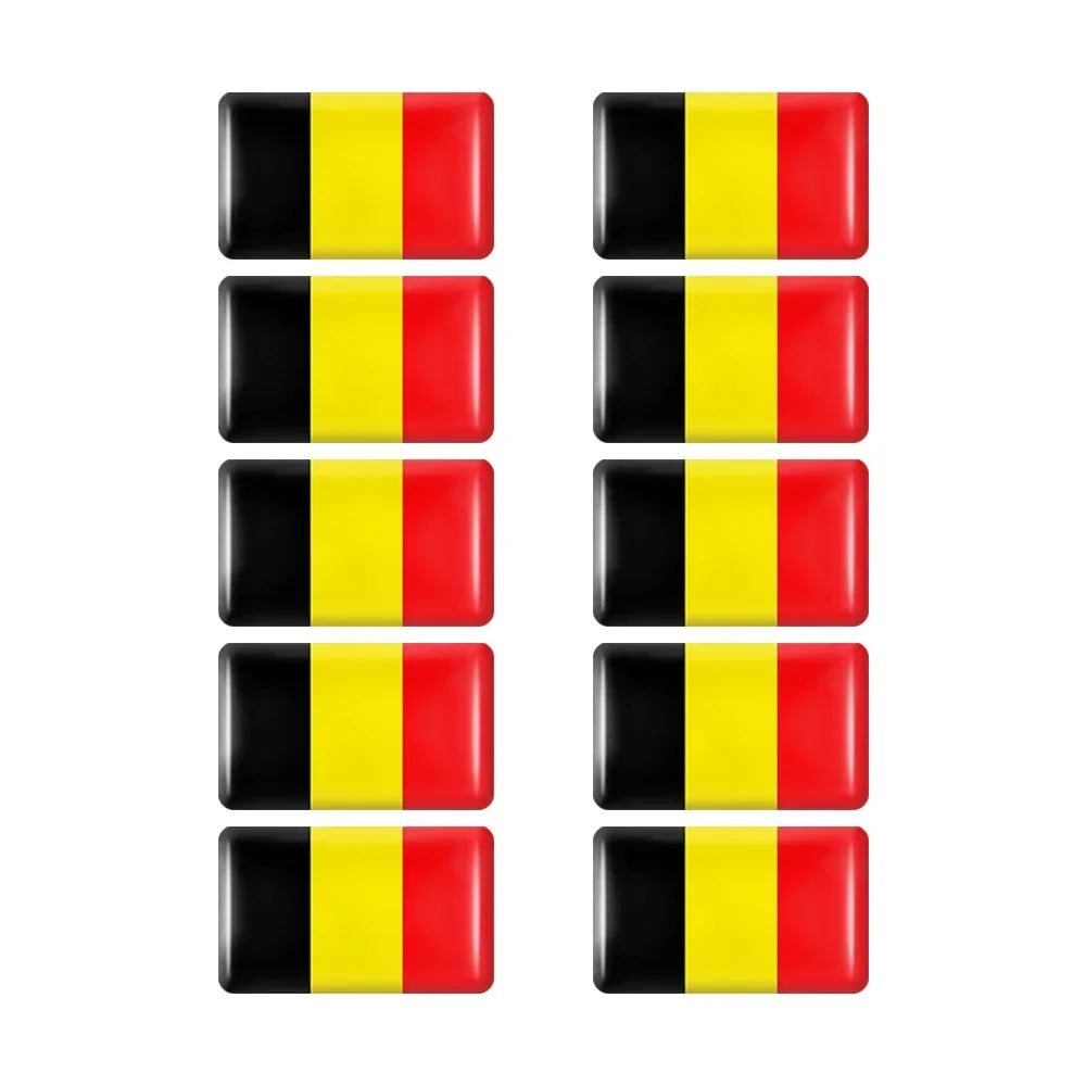 10pcs Epoxy UK United Kingdom Flag Sticker Car Interior Decoration Decal for Jaguar XE XF XJ Land Rover Range Rover Evoque Badge