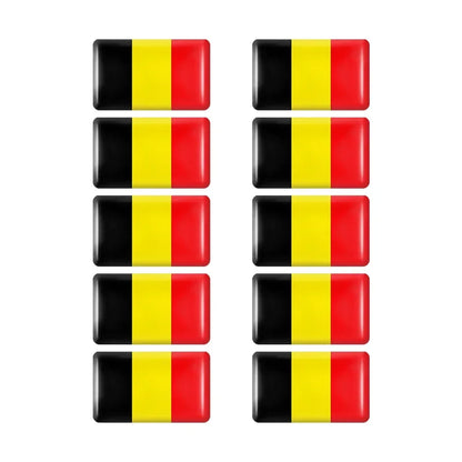 10pcs Epoxy UK United Kingdom Flag Sticker Car Interior Decoration Decal for Jaguar XE XF XJ Land Rover Range Rover Evoque Badge
