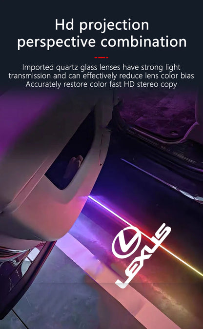 إضاءة ترحيب LED لأبواب لكزس