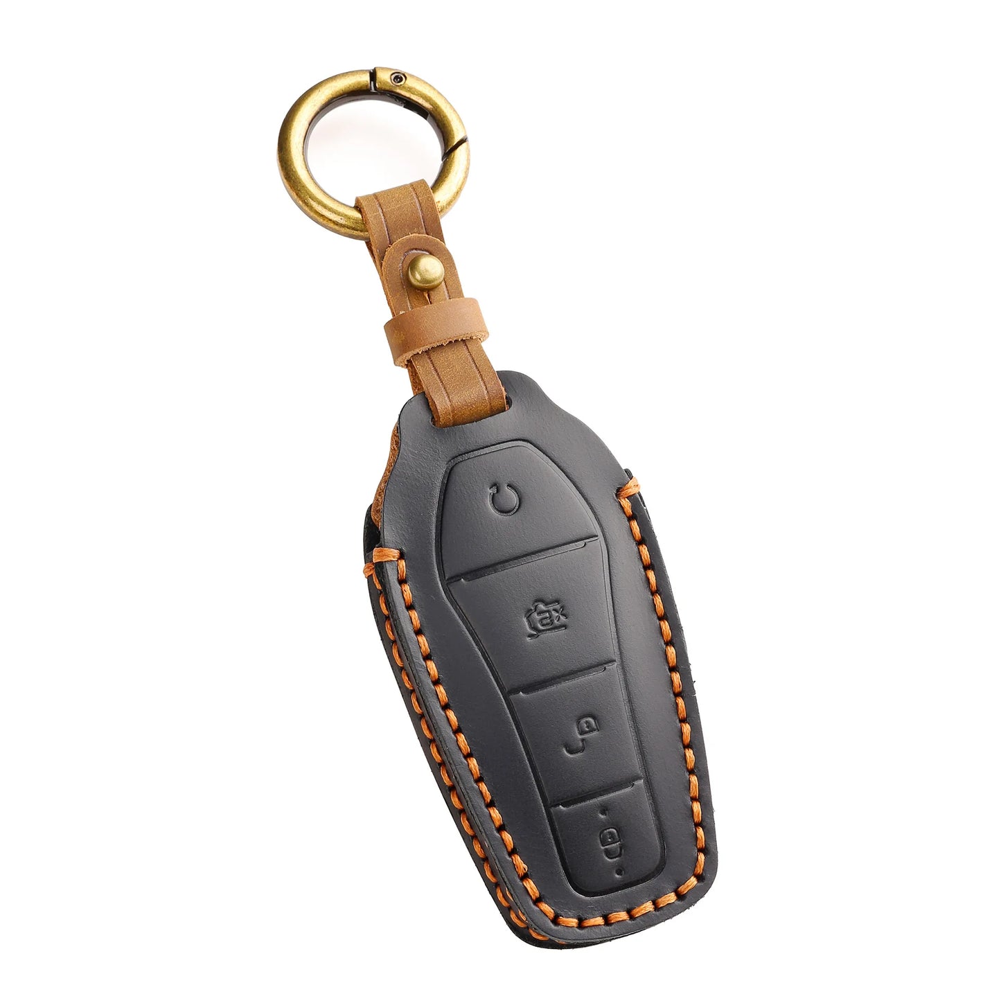 غطاء مفتاح جلدي لـ BYD