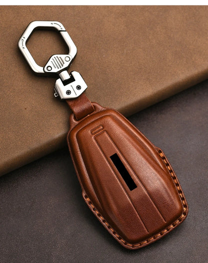 غطاء مفتاح جلدي لـ Geely Coolray