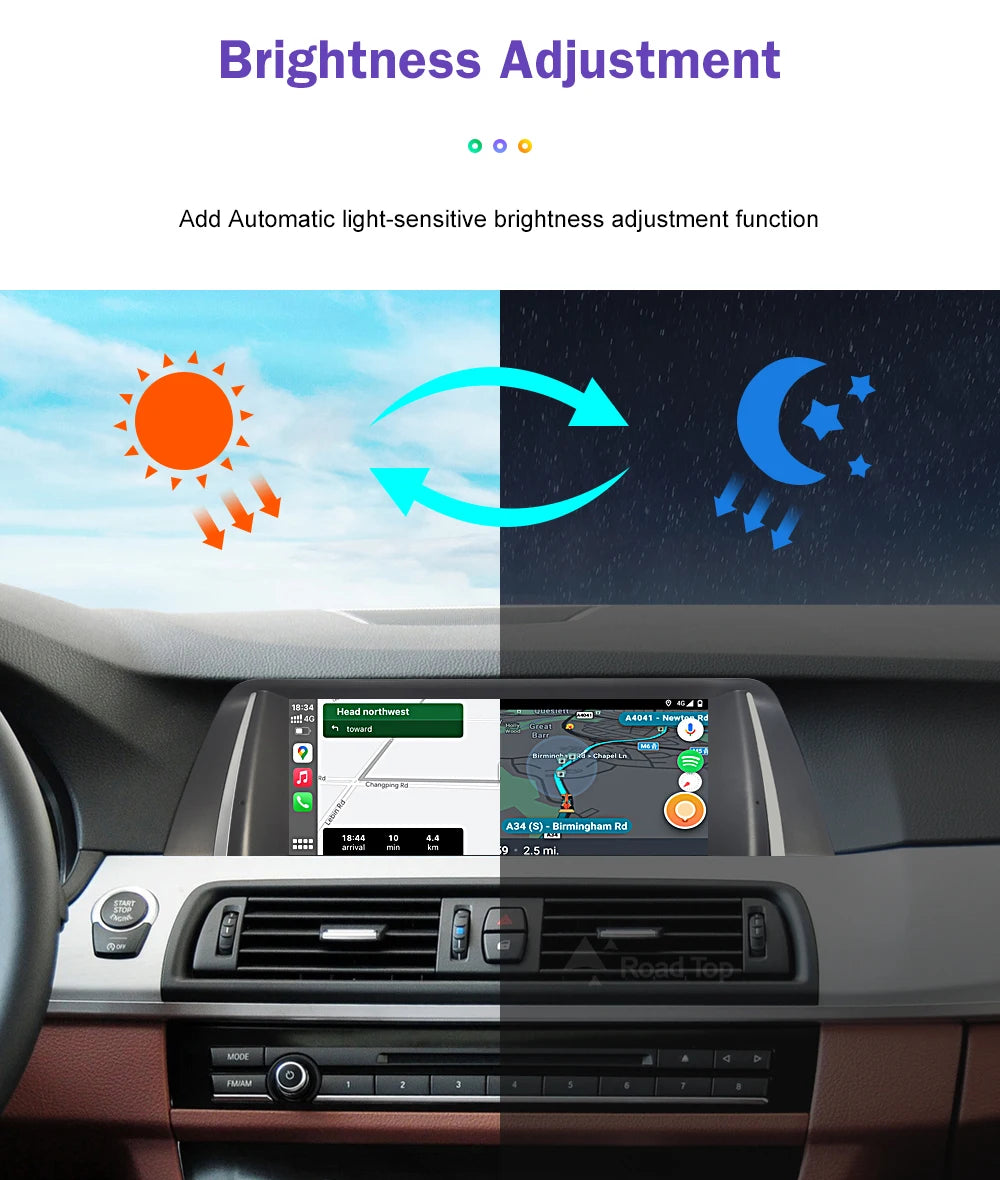 شاشة أندرويد لسيارات BMW الفئة الخامسة (F10/F11)
