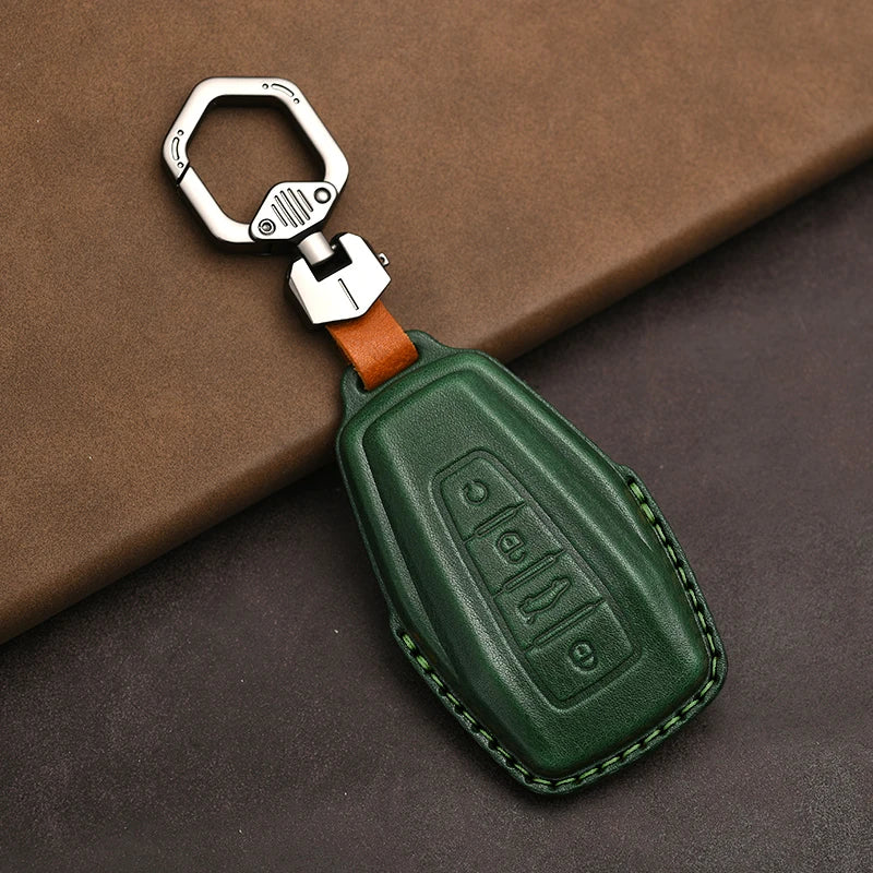 غطاء مفتاح جلدي لـ Geely Coolray