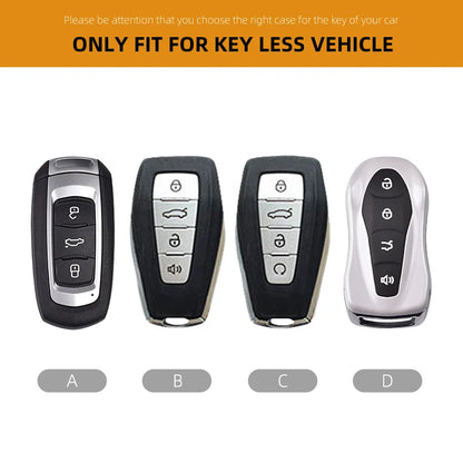 غطاء مفتاح جلدي لـ Geely Coolray