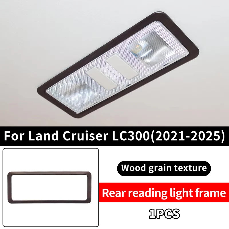 ديكور داخلي خشبي فاخر لتويوتا لاندكروزر LC300 (2021-2025) – طقم تعديل المقصورة