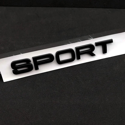 3D ABS Logo Sport HSE Emblem Letters Car Trunk Badge For Land Rover Range Rover L320 Discovery Sport HSE Sticker Accessories