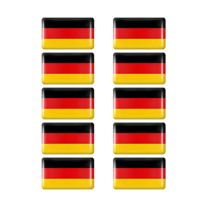 10pcs Epoxy UK United Kingdom Flag Sticker Car Interior Decoration Decal for Jaguar XE XF XJ Land Rover Range Rover Evoque Badge