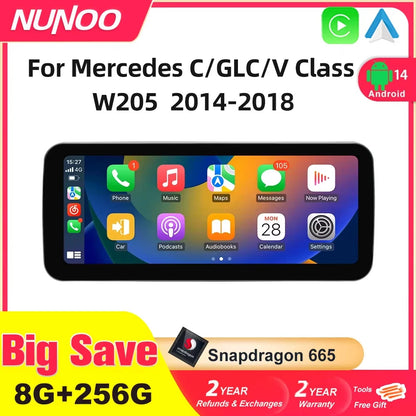 شاشة أندرويد لمرسيدس C-Class (W205)