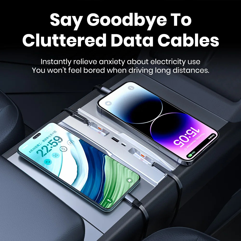 شاحن USB-C بقدرة 54 واط لتسلا موديل Y Juniper / موديل 3 Highland