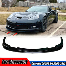 سبويلر أمامي لشفروليه كورفيت C6 Z06 / ZR1 Widebody (2005-2013) – فرونت ليب وسبلتر أمامي
