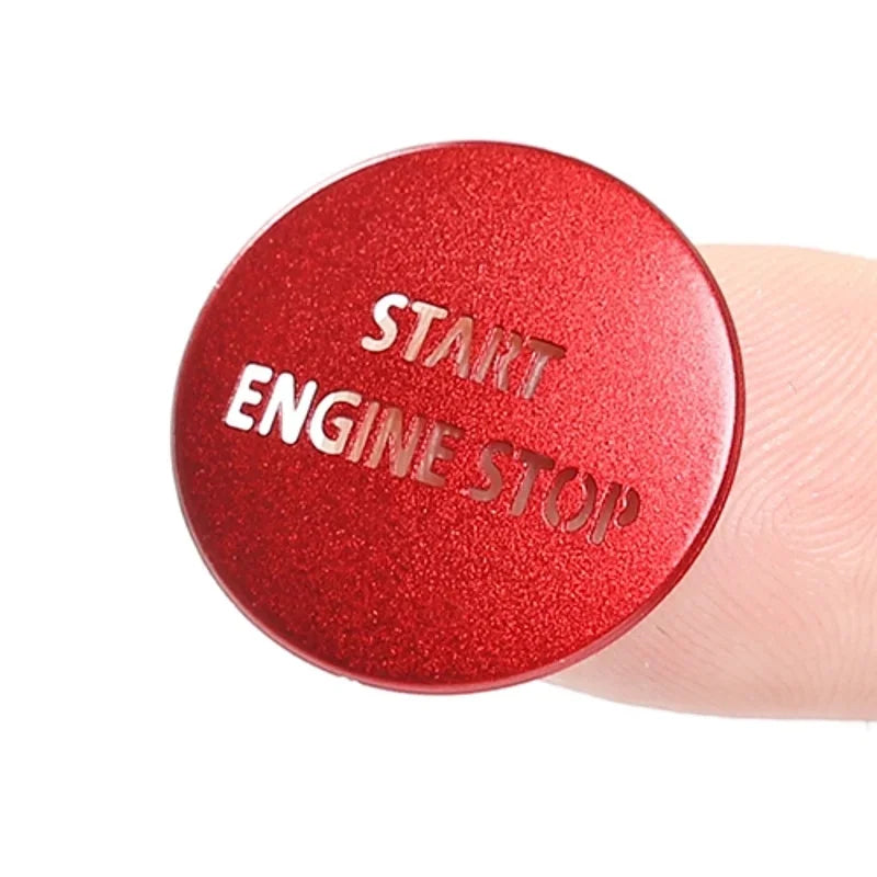 For Land Rover Discovery 4/Land Rover Range Rover 1pc Aluminum Alloy One-Key Start Button Cover Trim