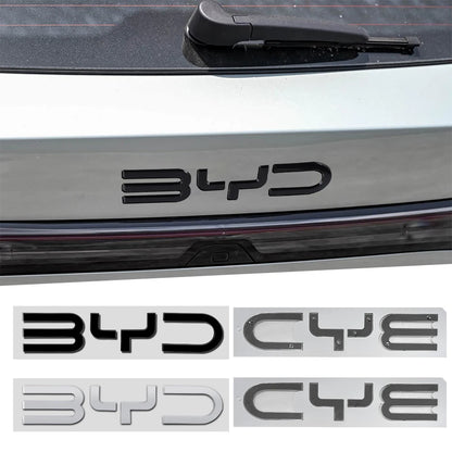 شعارات حروف أمامية وخلفية لـ BYD