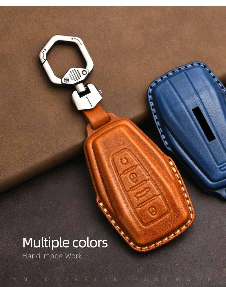 غطاء مفتاح جلدي لـ Geely Coolray