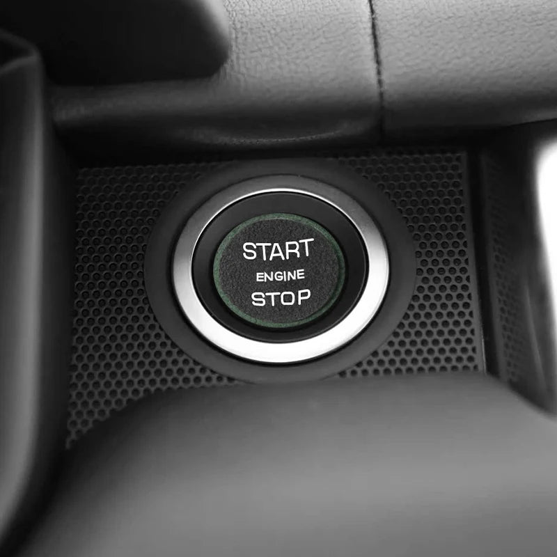 Made of Alcantara For Land Rover Discovery Sport (2016-2019) Engine Start Button Trim Sticker Car Interior Tuning Accessories