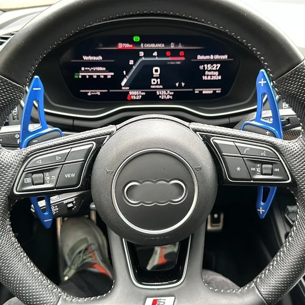 مبدلات ناقل الحركة (Paddle Shift) لأودي A3 / A6 / S6 / A7 / S7 / A8 / Q8 / e-tron (2019-2024) – امتداد DSG للمقود